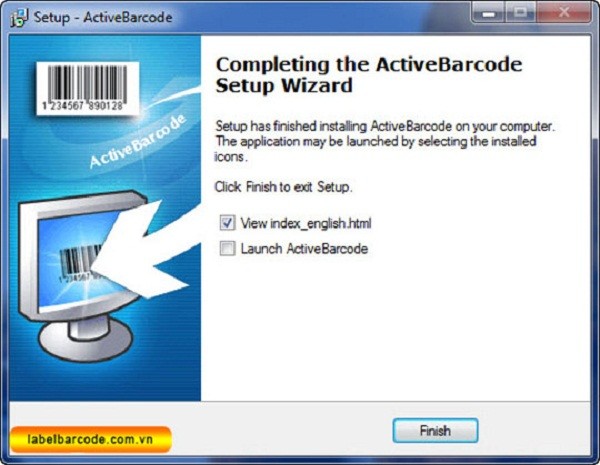 Phần mềm tạo mã vạch ActiveBarcode
