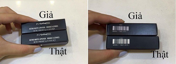Nhận biết mỹ phẩm Mac qua bao bì Nhận biết mỹ phẩm Mac qua bao bì