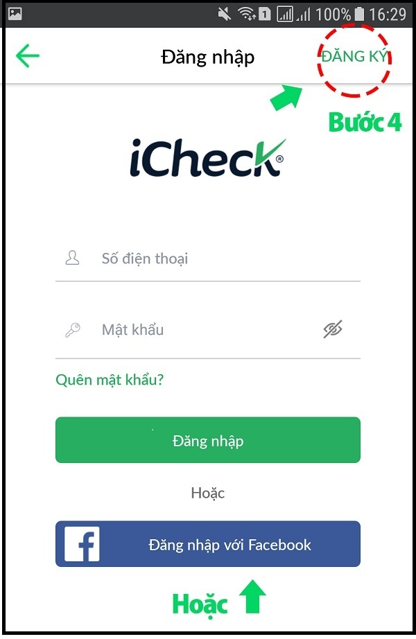 Đăng nhập vào tài khoản