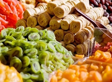 Cẩn thận hoa quả sấy nhiễm chì khi mua sắm tết 2019