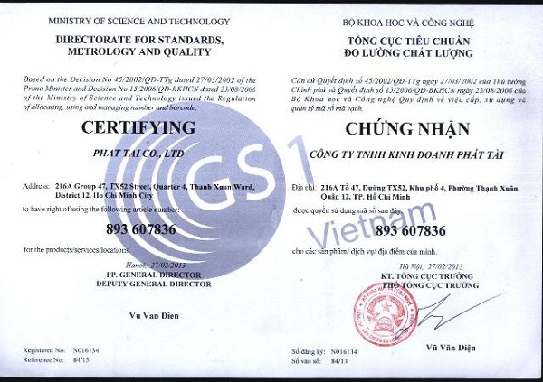 Hướng dẫn cách thay đổi nội dung giấy chứng nhận mã số mã vạch Hướng dẫn cách thay đổi nội dung giấy chứng nhận mã số mã vạch