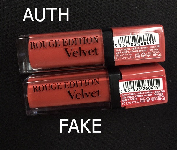 Cách nhận biết son velvet thật hay giả
