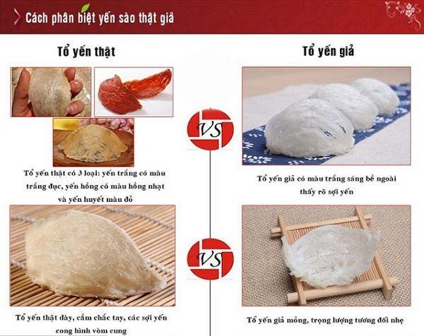 Nhận biết yến sào chất lượng như thế nào?
