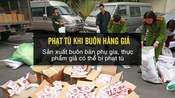 Đối mặt với mức án 5 năm tù khi buôn bán hàng giả hàng nhái