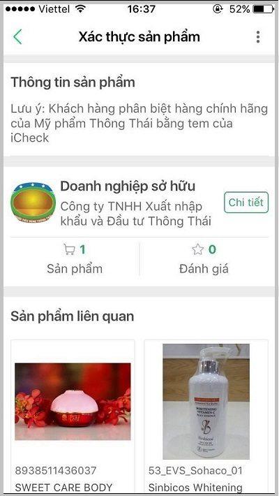 Nhân viên quét mã sản phẩm tại đại lý