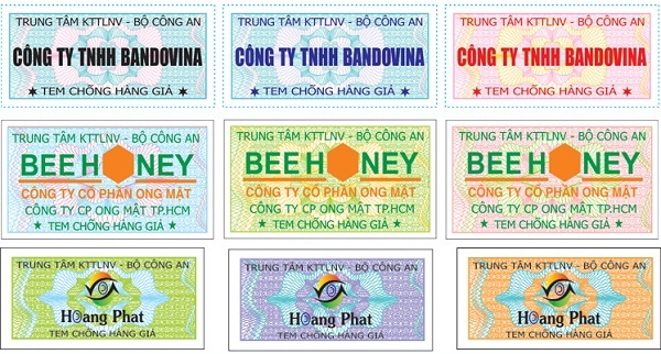 Tem chống hàng giả của bộ công an Tem chống hàng giả của bộ công an