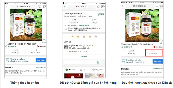 Hình ảnh minh họa thông in sản phẩm sau khi truy xuất thông tin